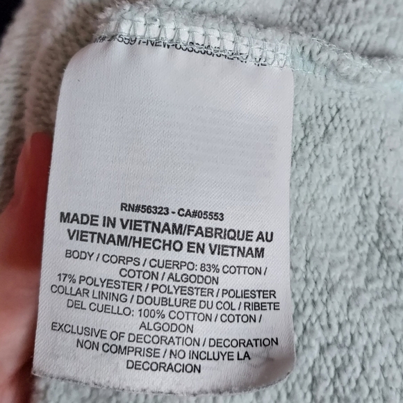 Nike Pullover Sweatshirt Womens Size Large Blue Long Sleeve 1/2 Zip Cowl Neck - Picture 8 of 16